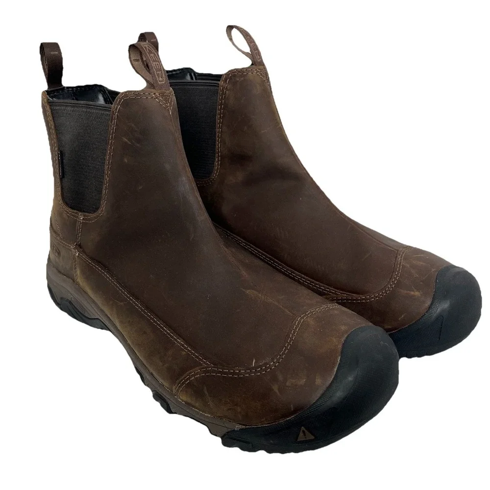 Keen Anchorage III Waterproof Boot Dark Earth Mulch Mens Sz 11.5 1017790 Outdoor